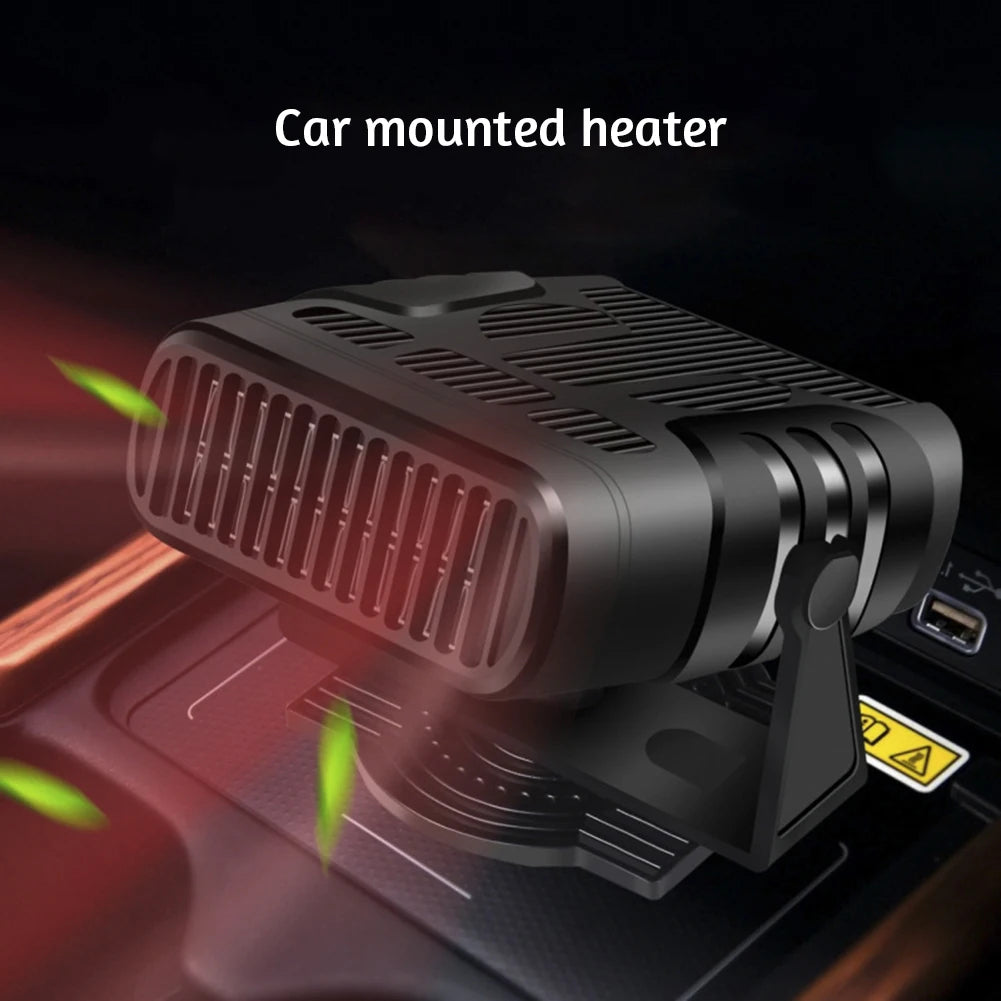 12v Efficient Car Heater- Compact Portable for Fast Warming & Defogging