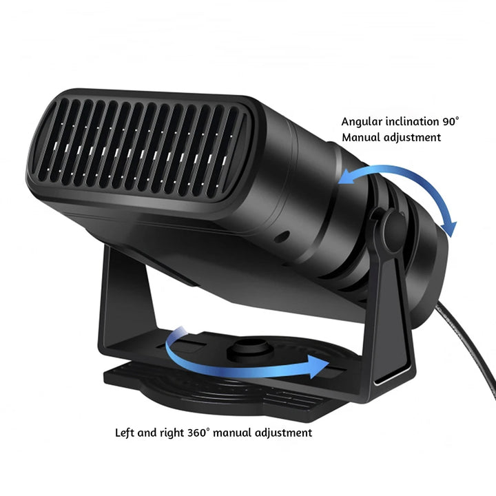12v Efficient Car Heater- Compact Portable for Fast Warming & Defogging
