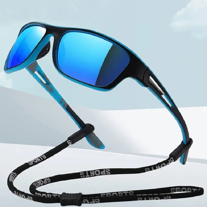 Polarized Fishing Sunglasses with UV400 Protection and Anti-Slip Rope
