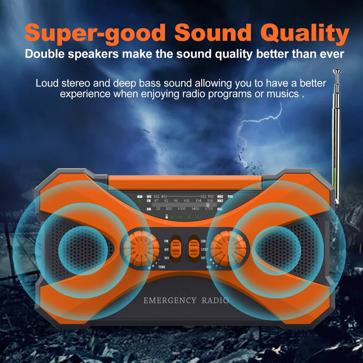 Multifunctional Emergency Radio with All Features