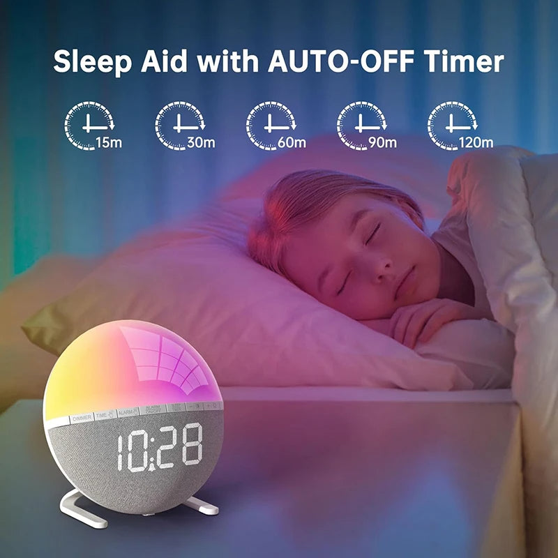 Wake Up Light Sunrise Alarm Clock with Simulation
