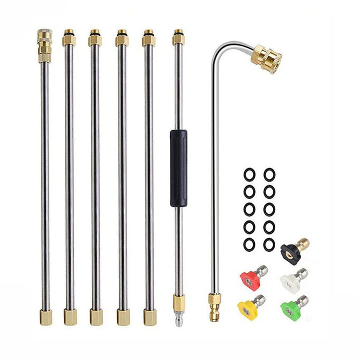 4000 PSI High Pressure Washer Extension Wand – 10pcs Set with Quick Connect Nozzles